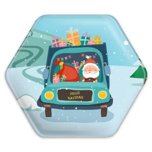 پیکسل شش ضلعی کریسمس Christmas