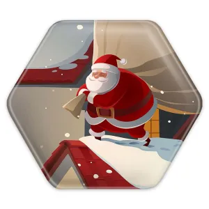 پیکسل شش ضلعی کریسمس Christmas