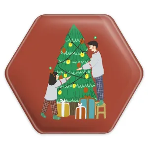 پیکسل شش ضلعی کریسمس Christmas