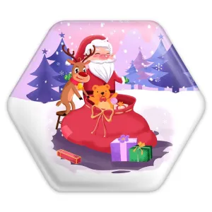 پیکسل شش ضلعی کریسمس Christmas