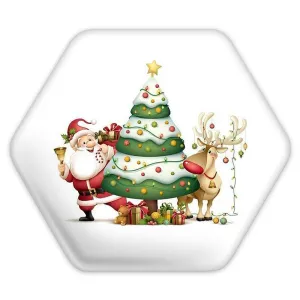 پیکسل شش ضلعی کریسمس Christmas