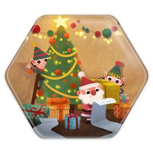 پیکسل شش ضلعی کریسمس Christmas
