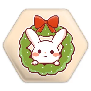 پیکسل شش ضلعی کریسمس Christmas