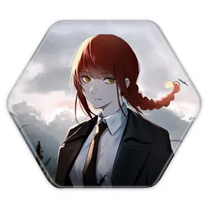 پیکسل شش ضلعی ماکیما انیمه مرد اره ای Chainsaw Man