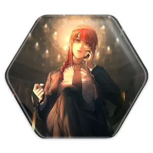 پیکسل شش ضلعی ماکیما انیمه مرد اره ای Chainsaw Man