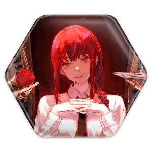 پیکسل شش ضلعی ماکیما انیمه مرد اره ای Chainsaw Man