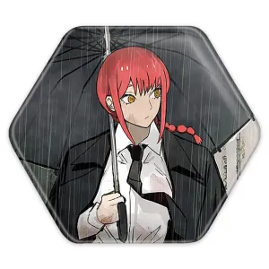 پیکسل شش ضلعی ماکیما انیمه مرد اره ای Chainsaw Man