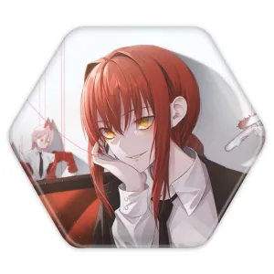 پیکسل شش ضلعی ماکیما انیمه مرد اره ای Chainsaw Man