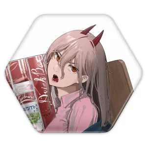 پیکسل شش ضلعی ماکیما انیمه مرد اره ای Chainsaw Man