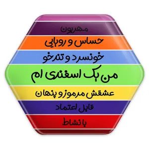 پیکسل شش ضلعی ماه تولد اسفند