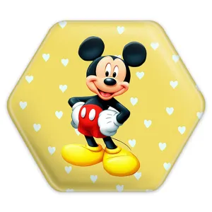 پیکسل شش ضلعی میکی موس Mickey Mouse