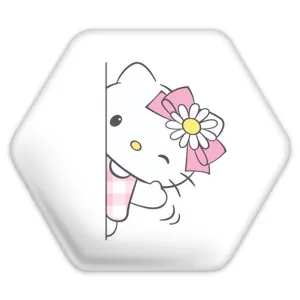 پیکسل شش ضلعی هلو کیتی Hello Kitty