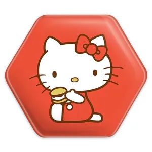 پیکسل شش ضلعی هلو کیتی Hello Kitty