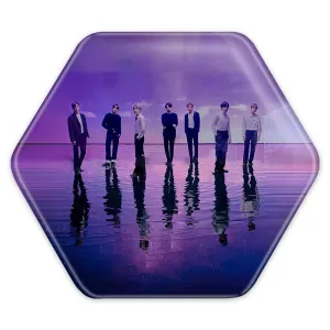 پیکسل شش ضلعی گروه بی تی اس BTS