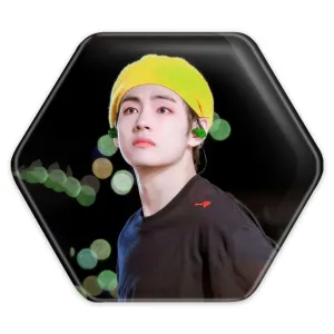 پیکسل شش ضلعی تهیونگ گروه بی تی اس BTS
