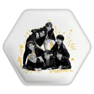 پیکسل شش ضلعی گروه بی تی اس BTS