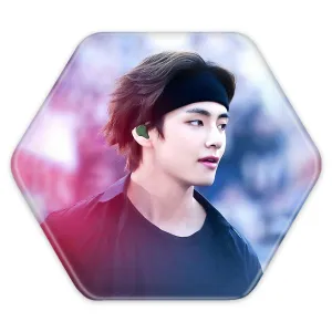 پیکسل شش ضلعی تهیونگ گروه بی تی اس BTS