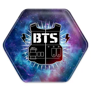 پیکسل شش ضلعی گروه بی تی اس BTS