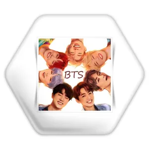 پیکسل شش ضلعی گروه بی تی اس BTS