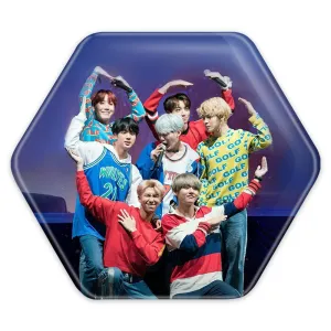 پیکسل شش ضلعی گروه بی تی اس BTS