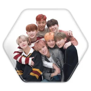 پیکسل شش ضلعی گروه بی تی اس BTS
