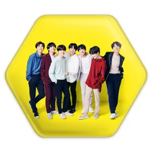 پیکسل شش ضلعی گروه بی تی اس BTS