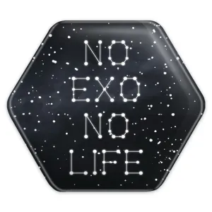 پیکسل شش ضلعی گروه موسیقی اکسو EXO