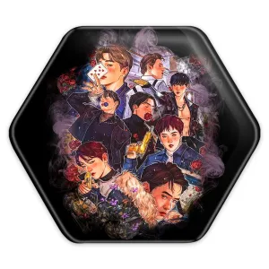 پیکسل شش ضلعی گروه موسیقی اکسو EXO