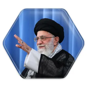 پیکسل شش ضلعی تصویر رهبر