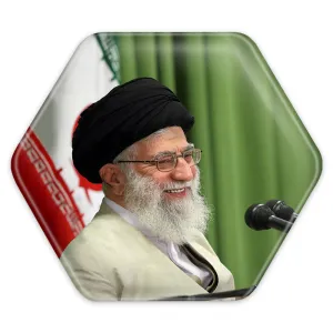 پیکسل شش ضلعی تصویر رهبر