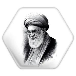 پیکسل شش ضلعی تصویر رهبر