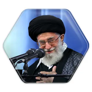 پیکسل شش ضلعی تصویر رهبر