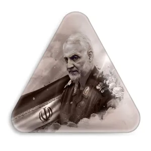 پیکسل مثلثی سردار قاسم سلیمانی