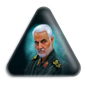 پیکسل مثلثی سردار قاسم سلیمانی