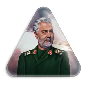 پیکسل مثلثی سردار قاسم سلیمانی