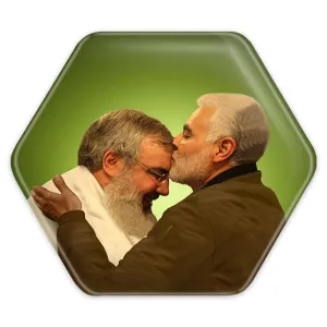 پیکسل شش ضلعی سردار قاسم سلیمانی