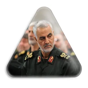 پیکسل مثلثی سردار قاسم سلیمانی