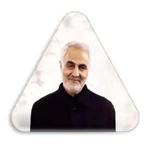 پیکسل مثلثی سردار قاسم سلیمانی