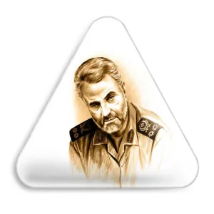 پیکسل مثلثی سردار قاسم سلیمانی