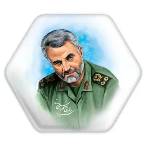 پیکسل شش ضلعی سردار قاسم سلیمانی