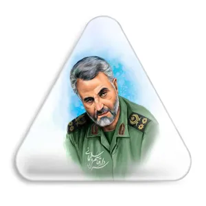 پیکسل مثلثی سردار قاسم سلیمانی
