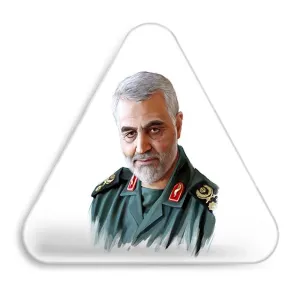 پیکسل مثلثی سردار قاسم سلیمانی
