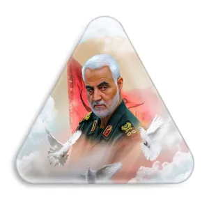 پیکسل مثلثی سردار قاسم سلیمانی