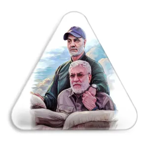 پیکسل مثلثی سردار قاسم سلیمانی