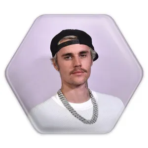 پیکسل شش ضلعی جاستین بیبر Justin Bieber