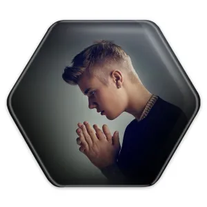 پیکسل شش ضلعی جاستین بیبر Justin Bieber