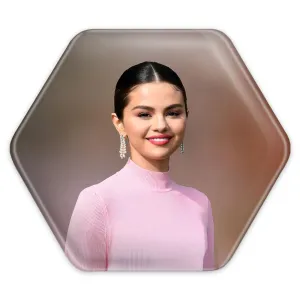 پیکسل شش ضلعی سلنا گومز Selena Gomez