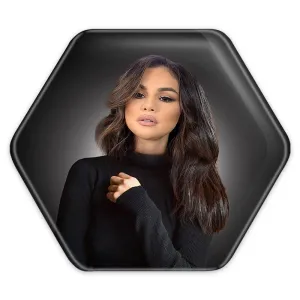 پیکسل شش ضلعی سلنا گومز Selena Gomez