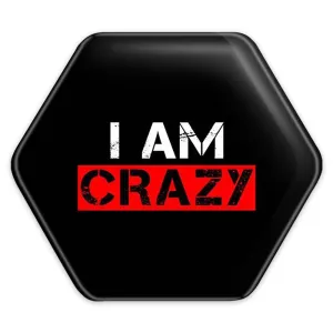 پیکسل شش ضلعی I Am Crazy