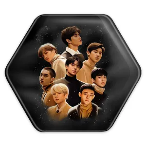 پیکسل شش ضلعی گروه موسیقی اکسو EXO